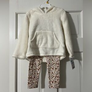 Carter’s 2 Piece Hoodie Leggings Outfit Set Girls Size 3T NWT